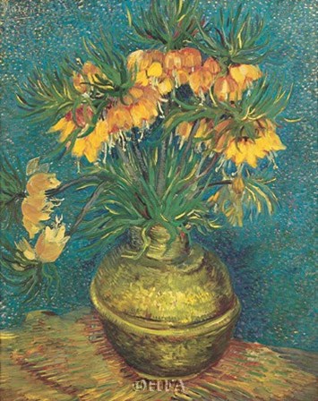 Bell Lilies in a Copper Vase by Vincent Van Gogh art print
