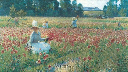 In Flanders Fields by Robert William Vonnoh art print