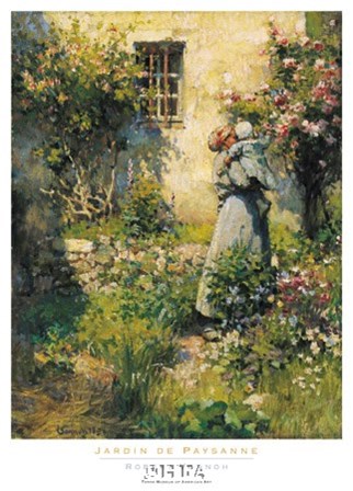 Jardin de Paysanne by Robert William Vonnoh art print