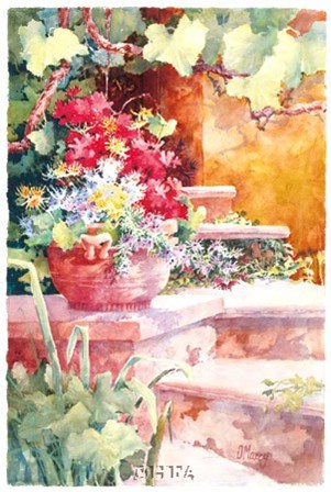 Steps of Provence by Diane Maxey art print
