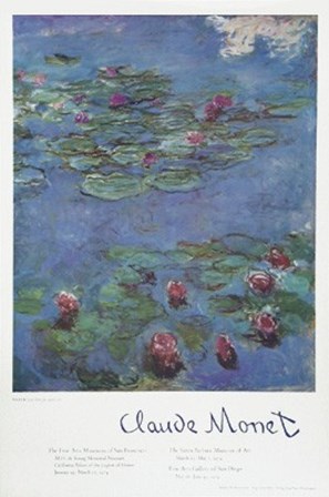 Waterlilies by Claude Monet art print