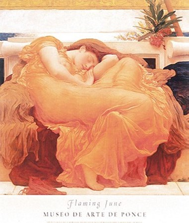 Flaming June, c.1895 by Frederic Leighton art print