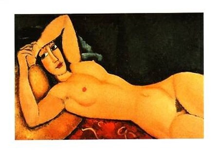 Nu Allonge by Amedeo Modigliani art print