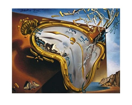 Soft Watch At Moment of First Explosion, c.1954 by Salvador Dali art print