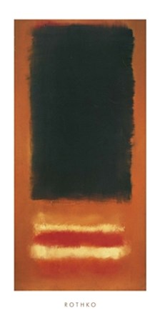 Untitled, 1950 - horizontal by Mark Rothko art print