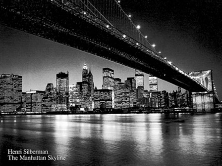 Manhattan Skyline by Henri Silberman art print