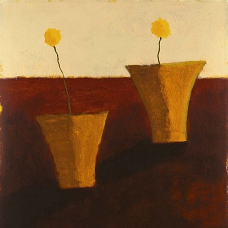 Two Yellow Flowers by Jamie Oliver art print