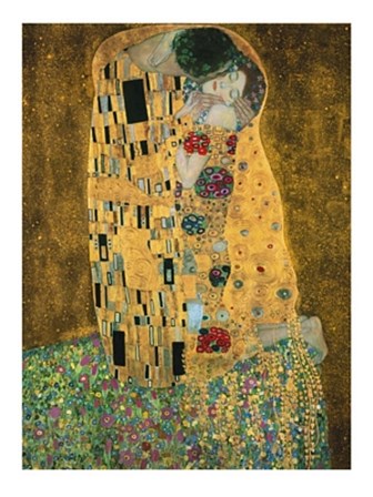 Der Kuss by Gustav Klimt art print