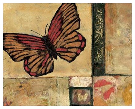 Butterfly In Red by Judi Bagnato art print