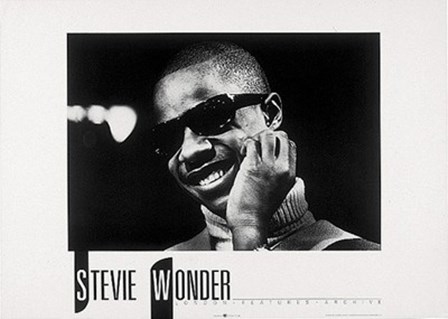 Stevie Wonder art print