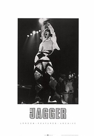 Mick Jagger, On Stage art print