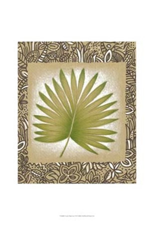 Exotic Palm Leaf II by Vision Studio art print