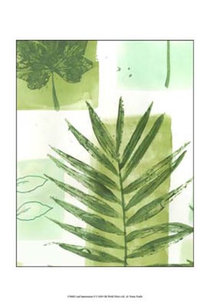 Leaf Impressions II by Vision Studio art print