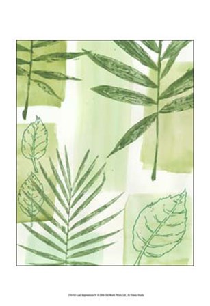 Leaf Impressions IV by Vision Studio art print