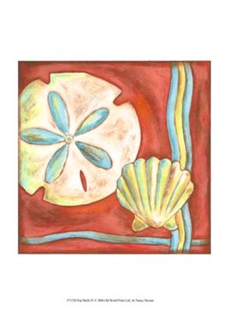 Pop Shells IV by Nancy Slocum art print