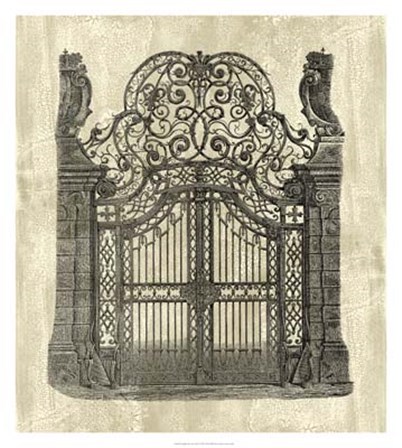 Wrought Iron Gate by Vision Studio art print