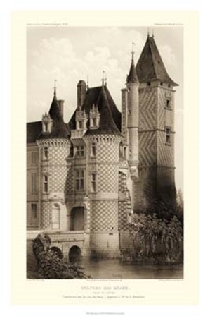 Sepia Chateaux VII by Victor Petit art print