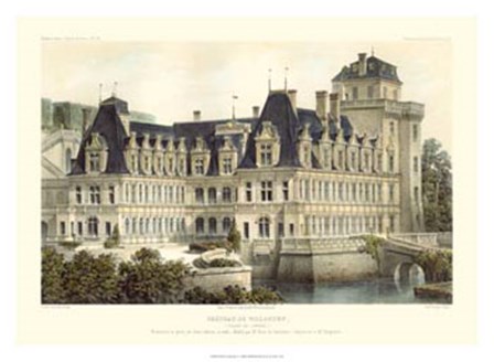 French Chateaux V by Victor Petit art print