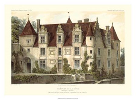 French Chateaux VI by Victor Petit art print