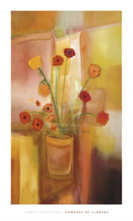 Comfort of Flowers by Nancy Ortenstone art print