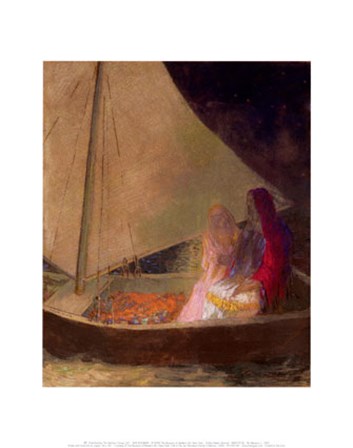 The Barque, c. 1902 by Odilon Redon art print