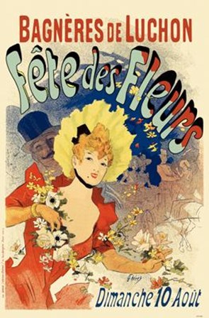 Fete Des Fleurs by Jules Cheret art print