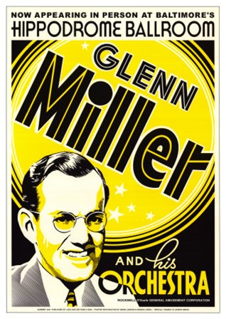 Glenn Miller: Hippodrome Ballroom, Balti art print