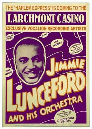 Jimmie Lunceford: Larchmont Casino, 1938 art print