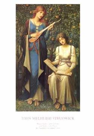 When Apples Were Golden by John Strudwick art print