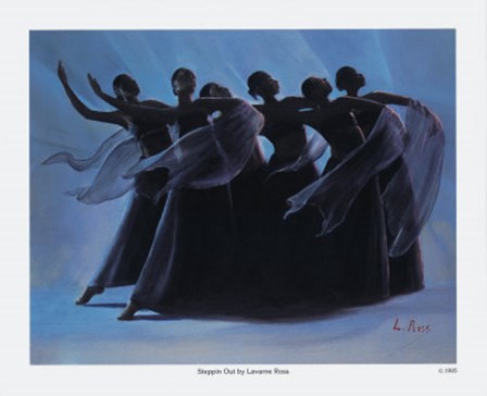 Steppin&#39; Out by Laverne Ross art print