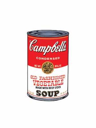 Campbell&#39;s Soup (Old Fashioned Veg) by Andy Warhol art print