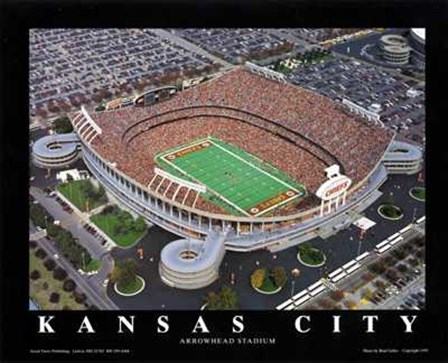 Kansas City - Chiefs At Arrowhead Stadiu by Brad Geller art print