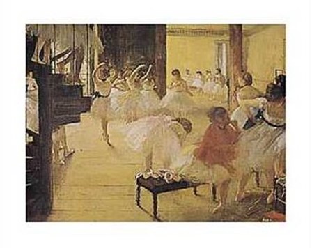 Ballet Rehearsal by Edgar Degas art print