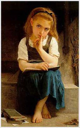 Pause for Thought by William Adolphe Bouguereau art print