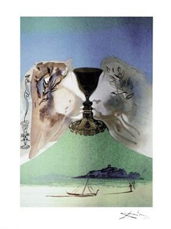 Chalice of Love (Le) by Salvador Dali art print