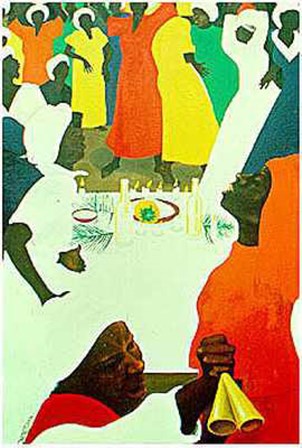 At the Table of Zion (Le) by Bernard Stanley Hoyes art print