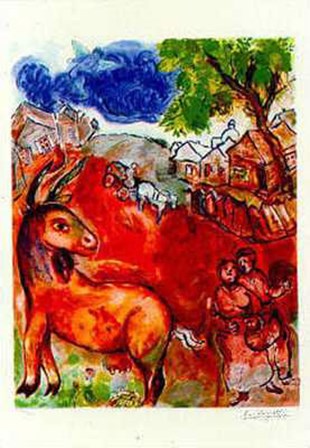 Dimanche (Le) by Marc Chagall art print