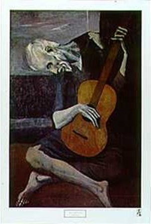 Old Guitarist by Pablo Picasso art print