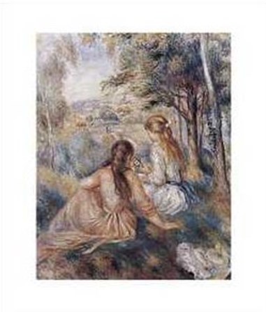 in the Meadow by Pierre-Auguste Renoir art print