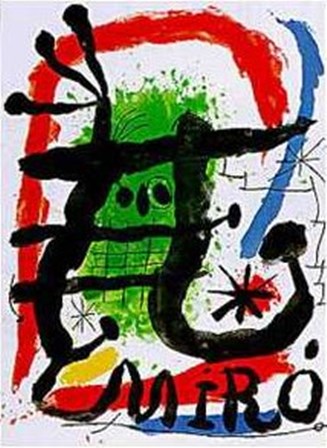 Affiche Lithographie by Joan Miro art print