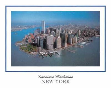 Downtown Manhattan art print