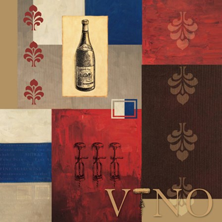 Vino in Blue I by William Verner art print