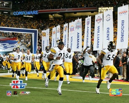 Super Bowl  XL - &#39;05 Steelers Introduction #1 art print
