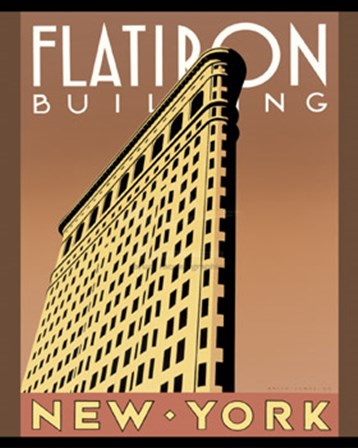 Flatiron Building by Barbara Anne James art print