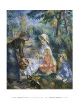 The Apple Seller, c.1890 by Pierre-Auguste Renoir art print