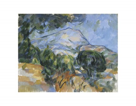 Mount Sainte-Victorie, c.1904 V2 by Paul Cezanne art print