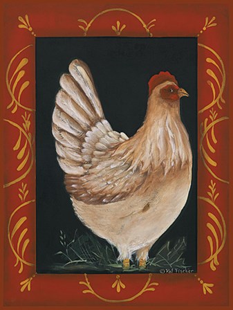 Chicken by Pat Fischer art print