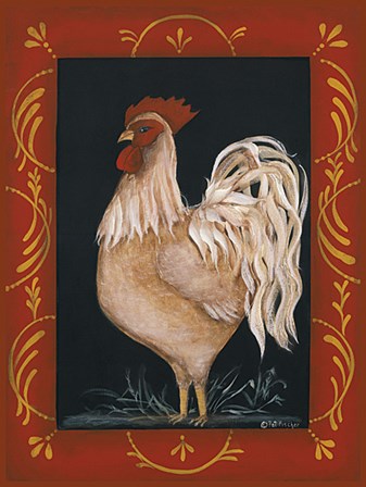 Rooster by Pat Fischer art print