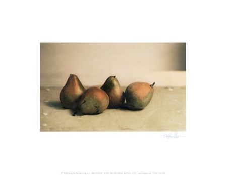 Red Pears by Rhonda Addison art print