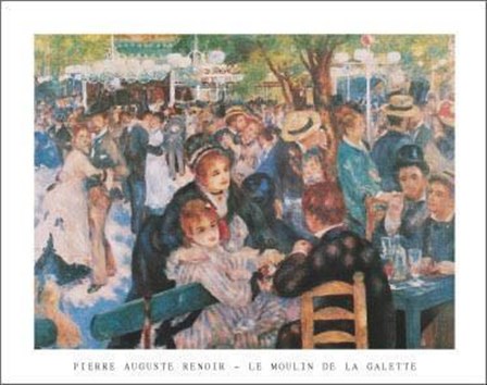 Moulin De La Gallette by Pierre-Auguste Renoir art print